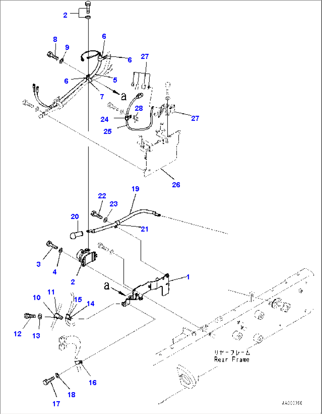 Rear Electric Wiring Harness, Wiring Harness (2/2) (#80001-)