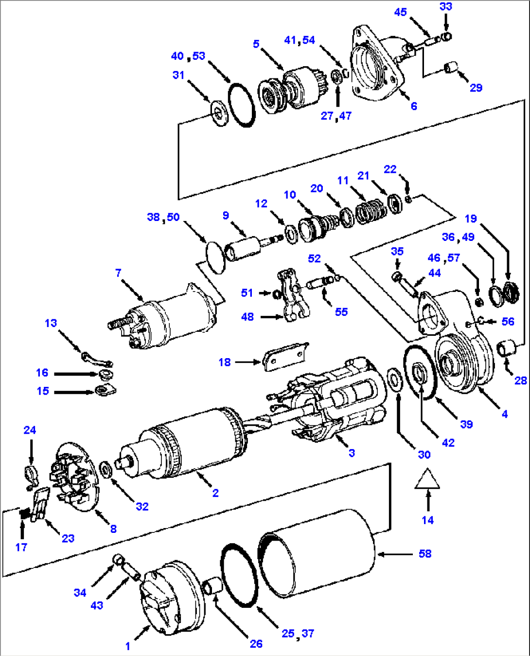 CRANKING MOTOR DELCO-REMY P/N 1993920