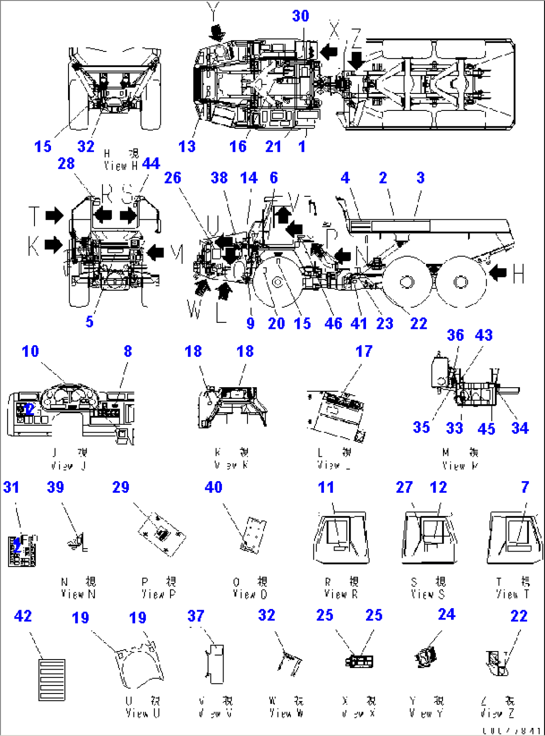 MARKS AND PLATES (ENGLISH) (FOR U.S.A.)(#2001-)