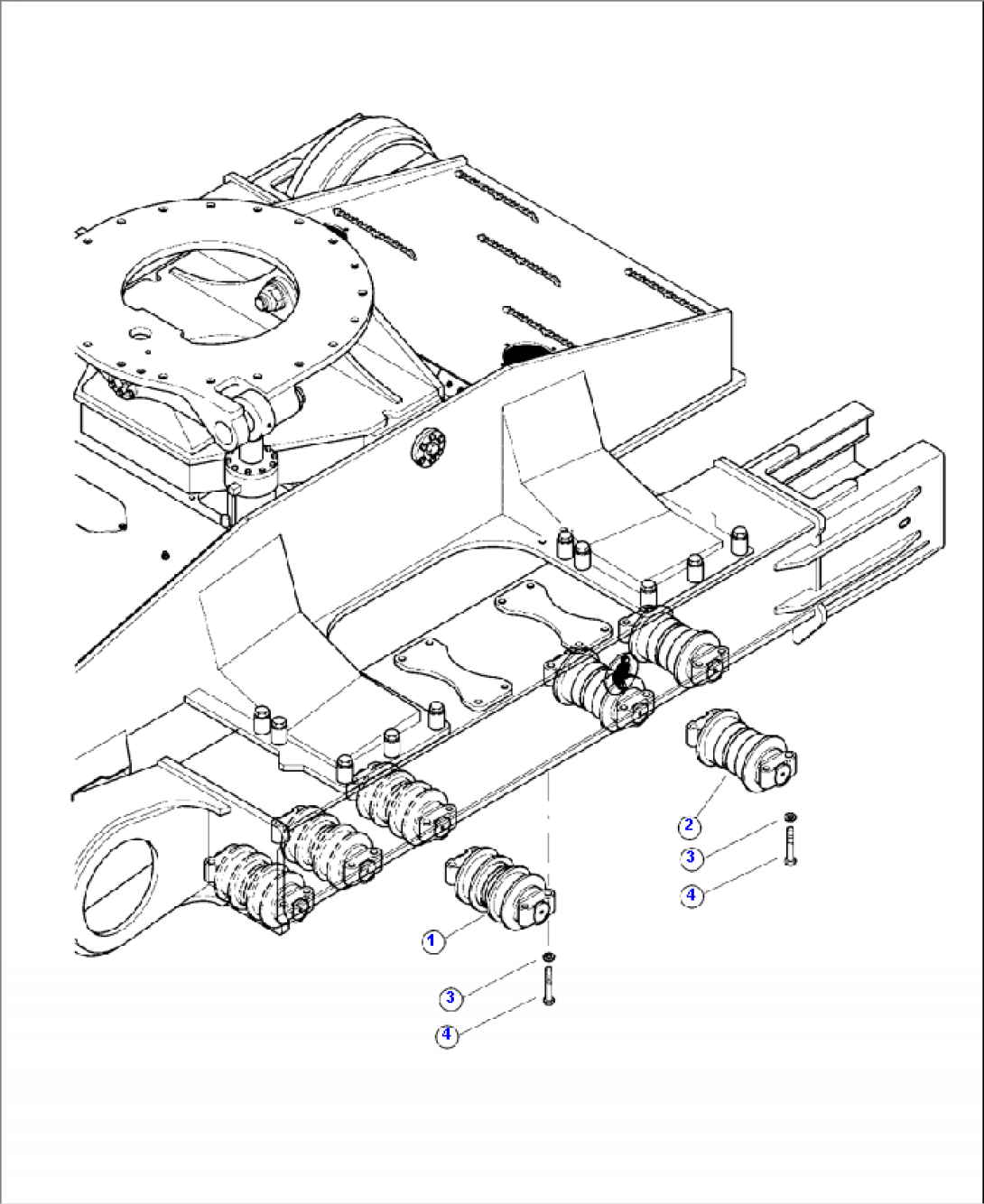 R0200-01A0 TRACK ROLLER MOUNTING