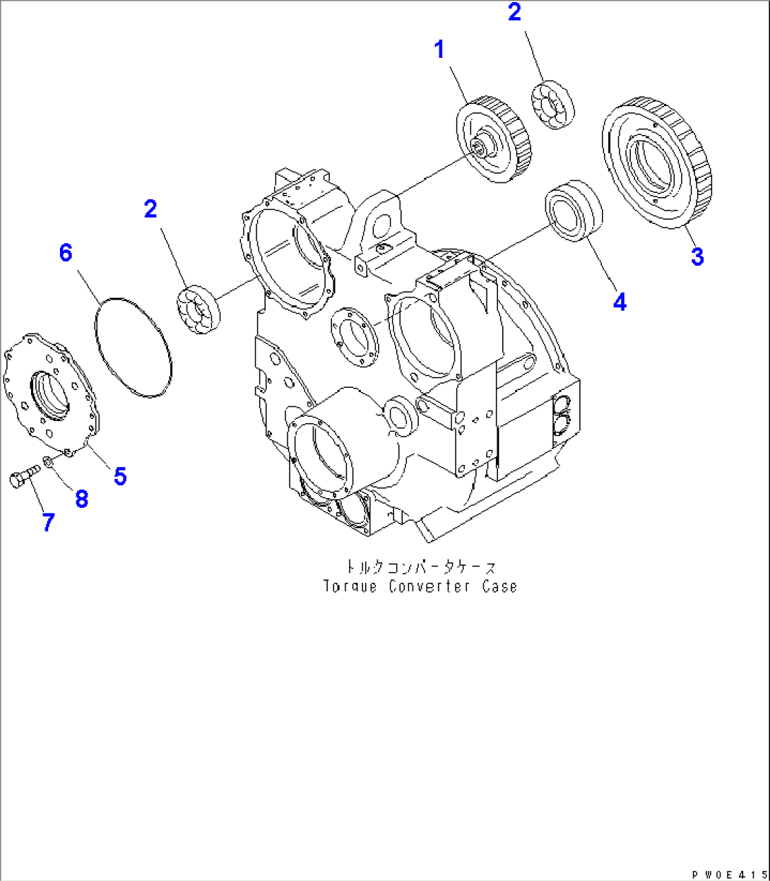 TORQUE CONVERTER (CHARGE PUMP GEAR)(#35001-)
