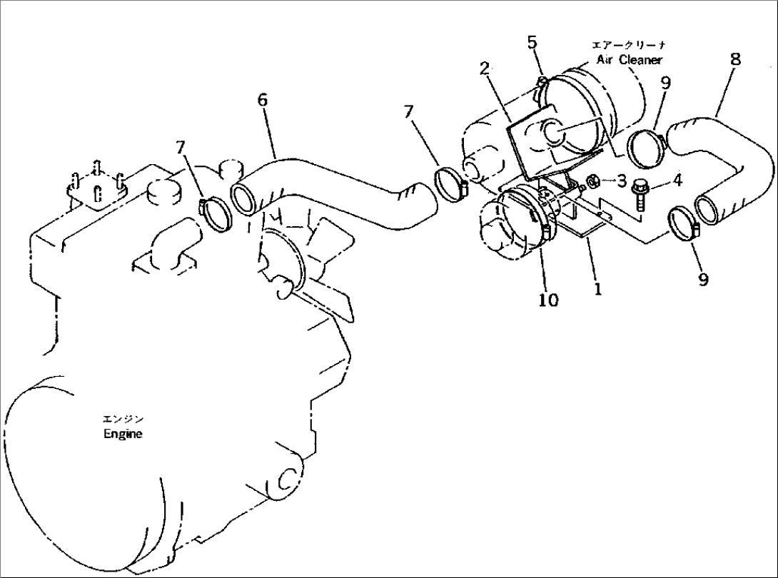 AIR CLEANER CONNECTION(#10001-11269)