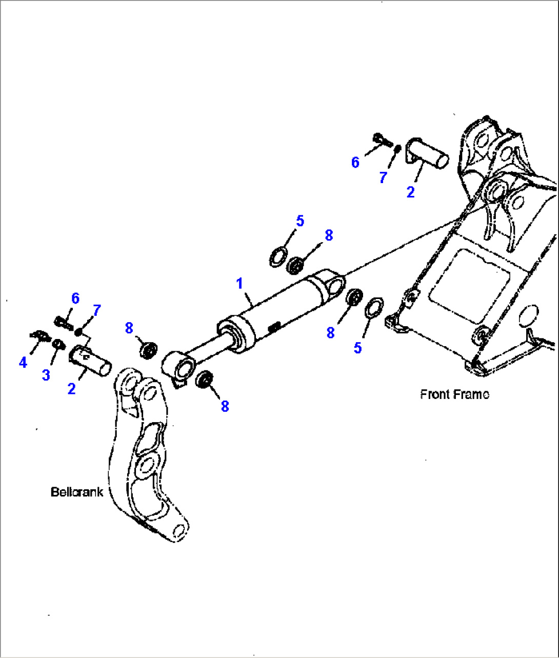 T4150-01A0 BUCKET CYLINDER MOUNTING