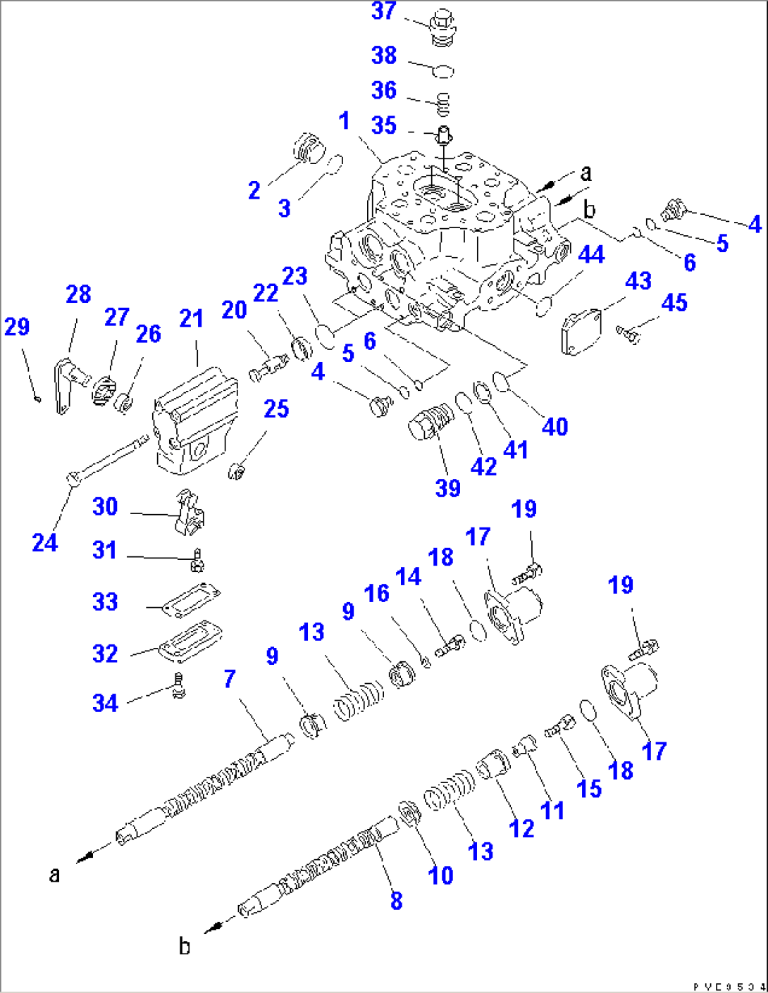 CONTROL VALVE (2-SPOOL) (1/2)
