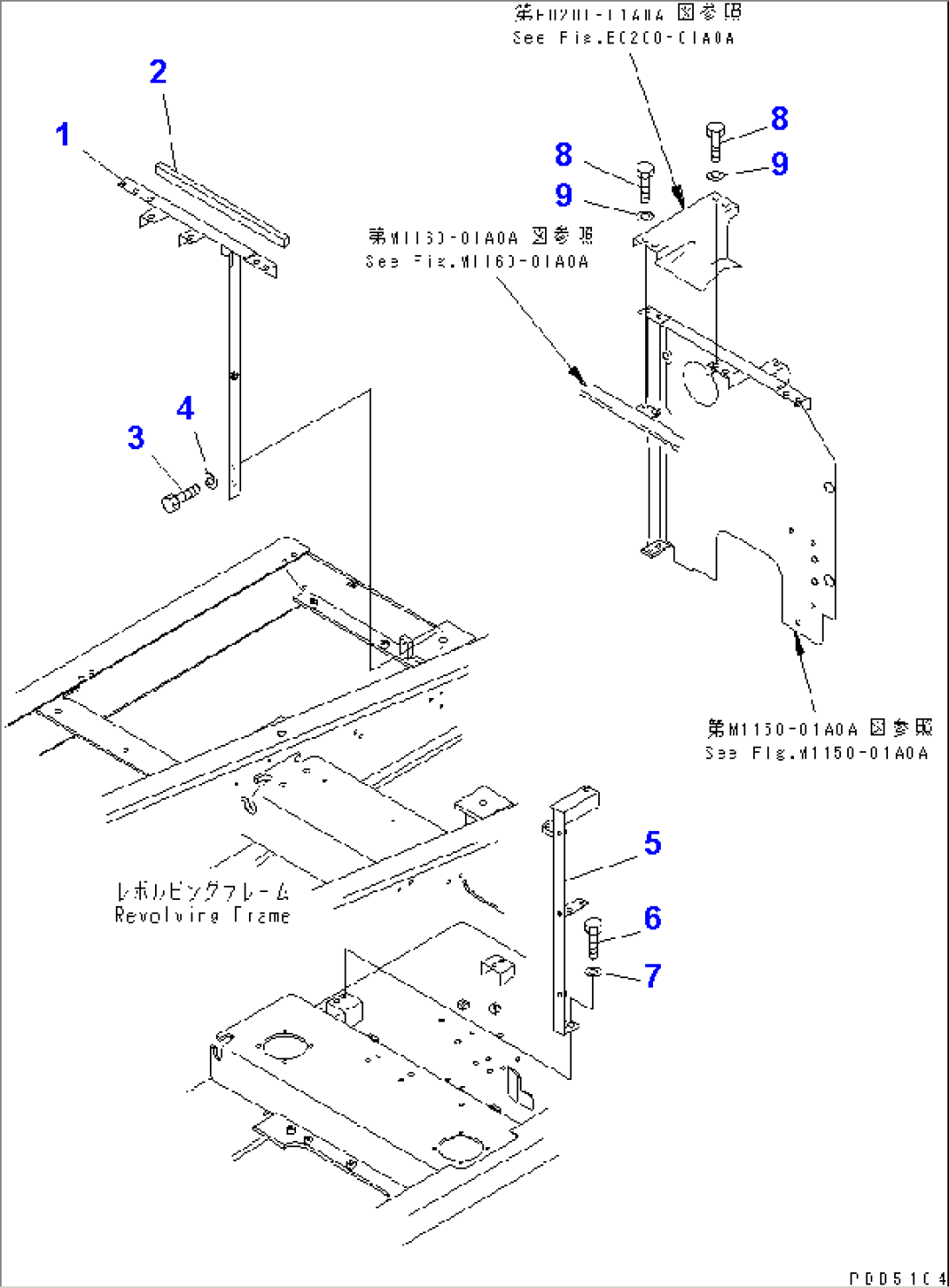 FRAME (MACHINE CAB)(#96514-)