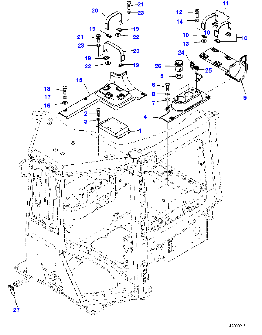 ROPS Cab, Related Parts (#80001-80016)