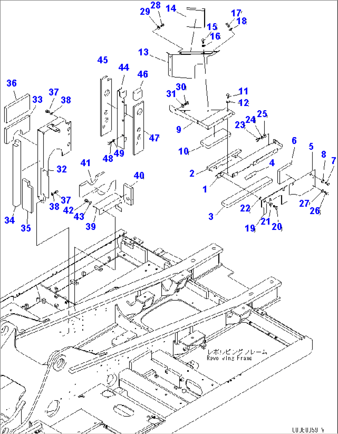 PARTITION (MACHINE CAB) (PUMP AND RADIATOR SIDE)(#50075-)