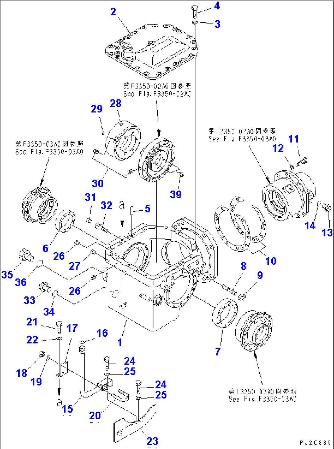 FRONT DIFFERENTIAL (HOUSING AND RELATED PARTS)