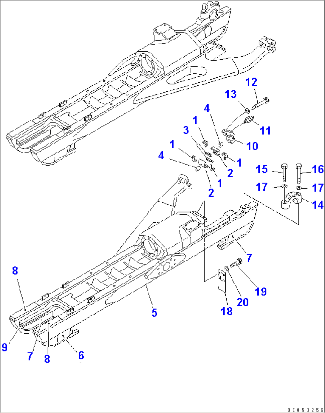 TRACK FRAME (L.H.)