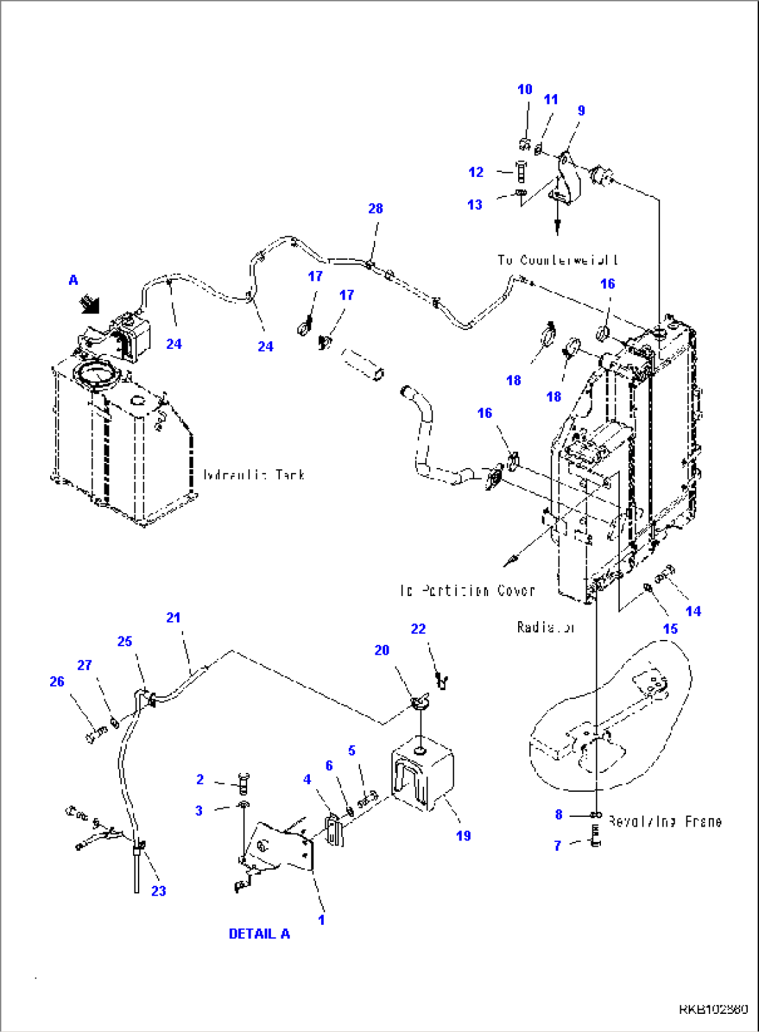 COOLING SYSTEM, SUB-TANK AND DRAIN PIPING