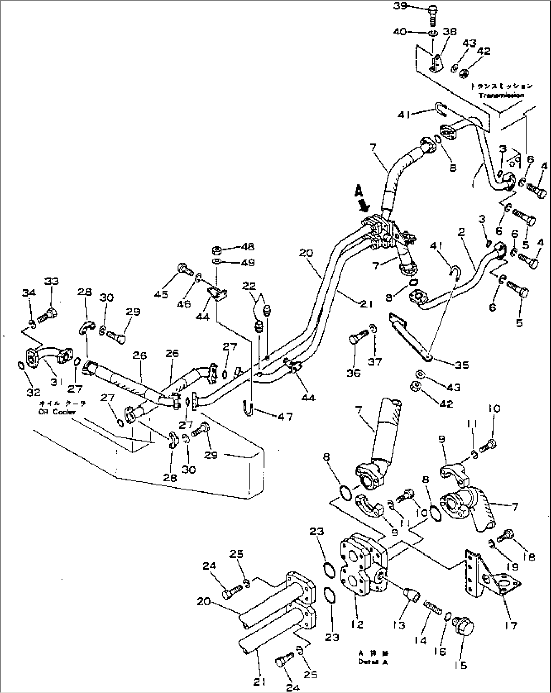 TORQUE CONVERTER AND TRANSMISSION PIPING (2/2)