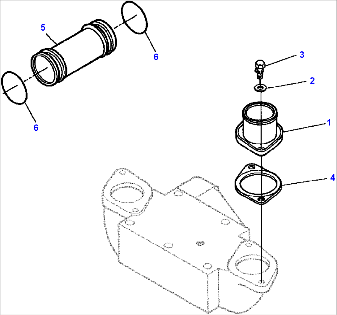 WATER OUTLET CONNECTION