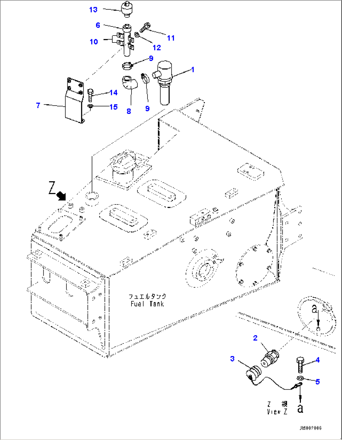Air Cleaner and Fuel Tank Group, Quick Charge Related Parts (#2848-)