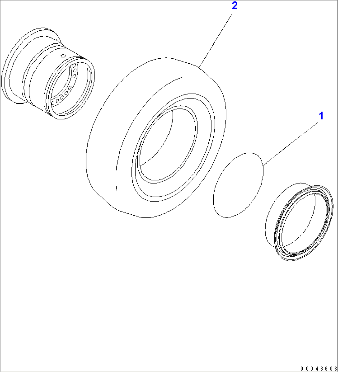 TIRE (26.5-R25 E3)(#2001-)