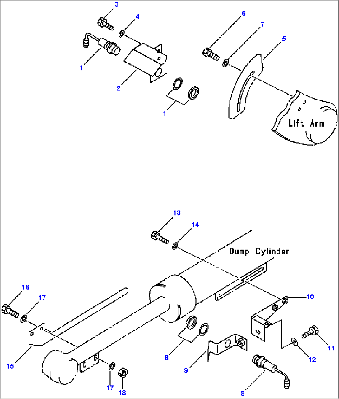 BOOM KICK-OUT AND BUCKET POSITIONER