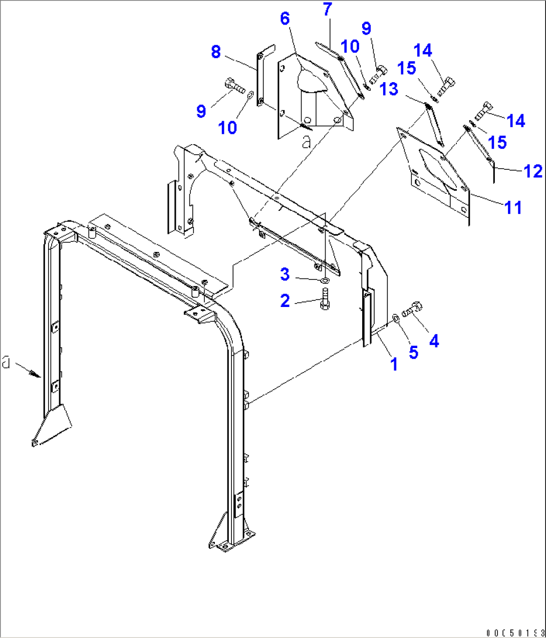 HOOD (BAFFLE) (1/2) (FOR EU SAFETY REGULATION AND REAR FULL FENDER)(#85001-)