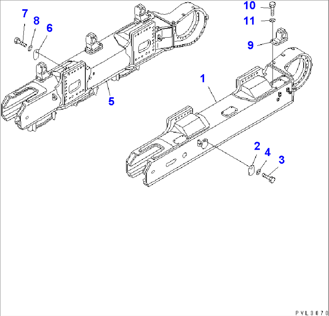 TRACK OUTER FRAME (WITH FULL GUARD)