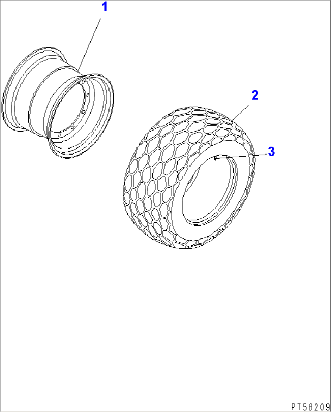 REAR WHEEL (WITHOUT TUBE)