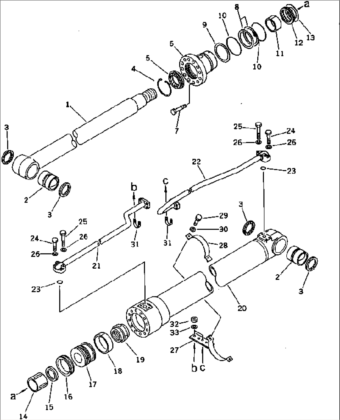 BOOM CYLINDER(#23738-)
