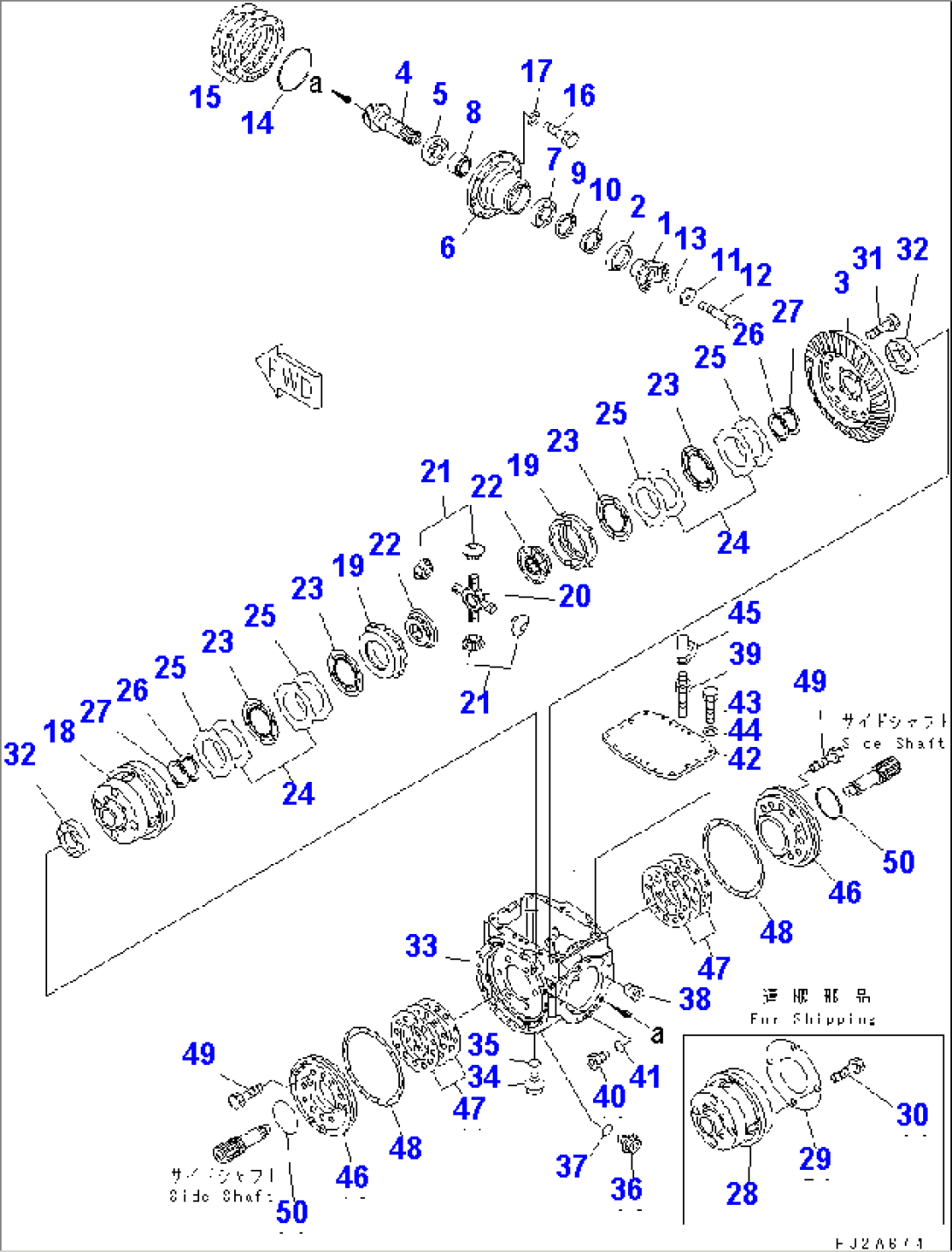 FRONT AXLE (DIFFERENTIAL) (LIMITED SLIP DIFF.)