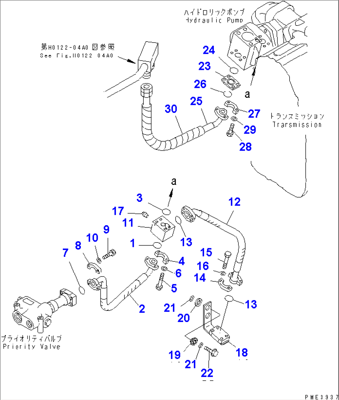 HYDRAULIC PIPING (DELIVERY LINE)