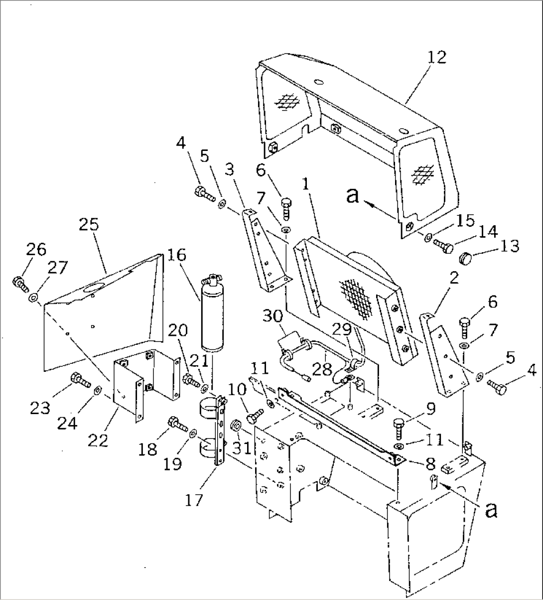 AIR CONDITIONER (CONDENSOR AND MOUNTING) (2/6)