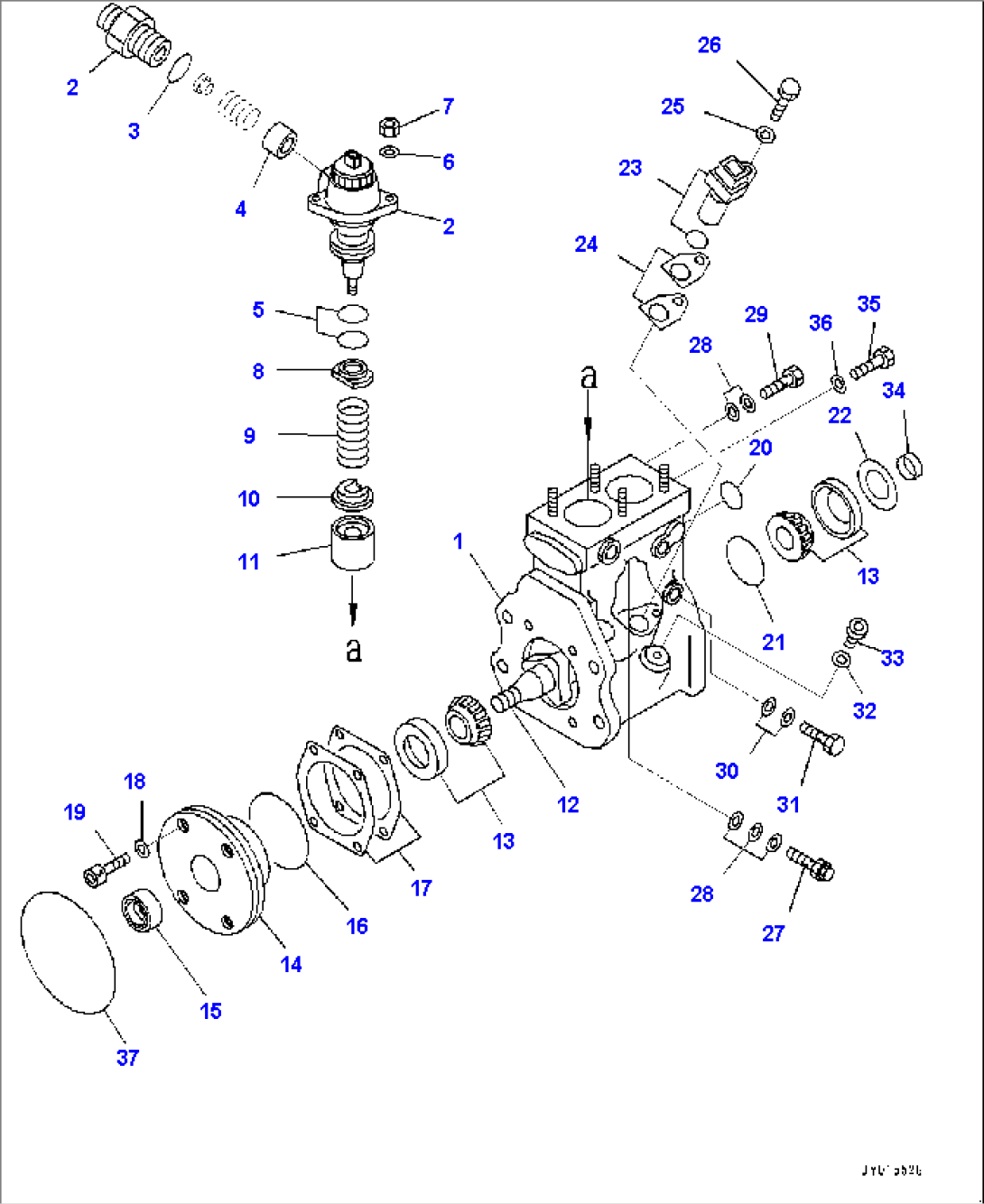 Fuel Supply Pump, Inner Parts (#630675-)