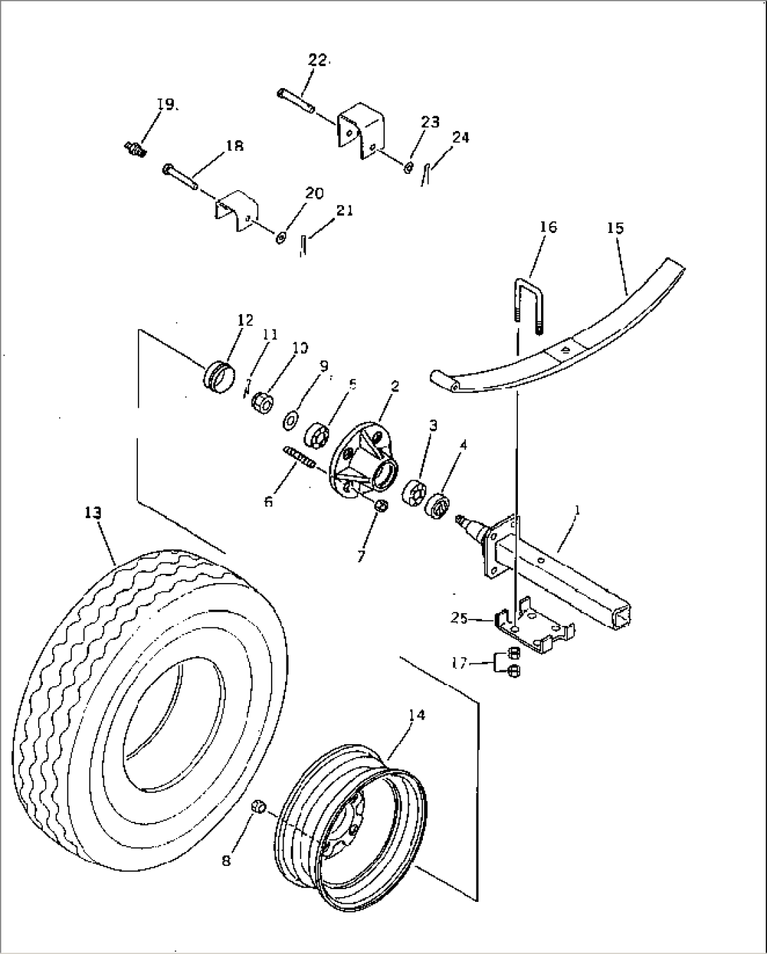 AXLE (FOR BRAKE)