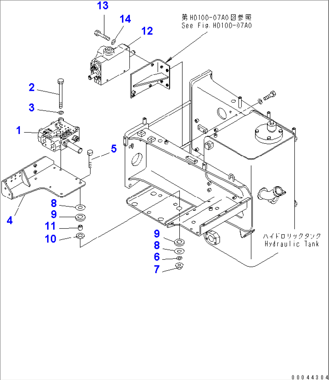 DEMAND VALVE AND HOIST VALVE(#8001-10270)