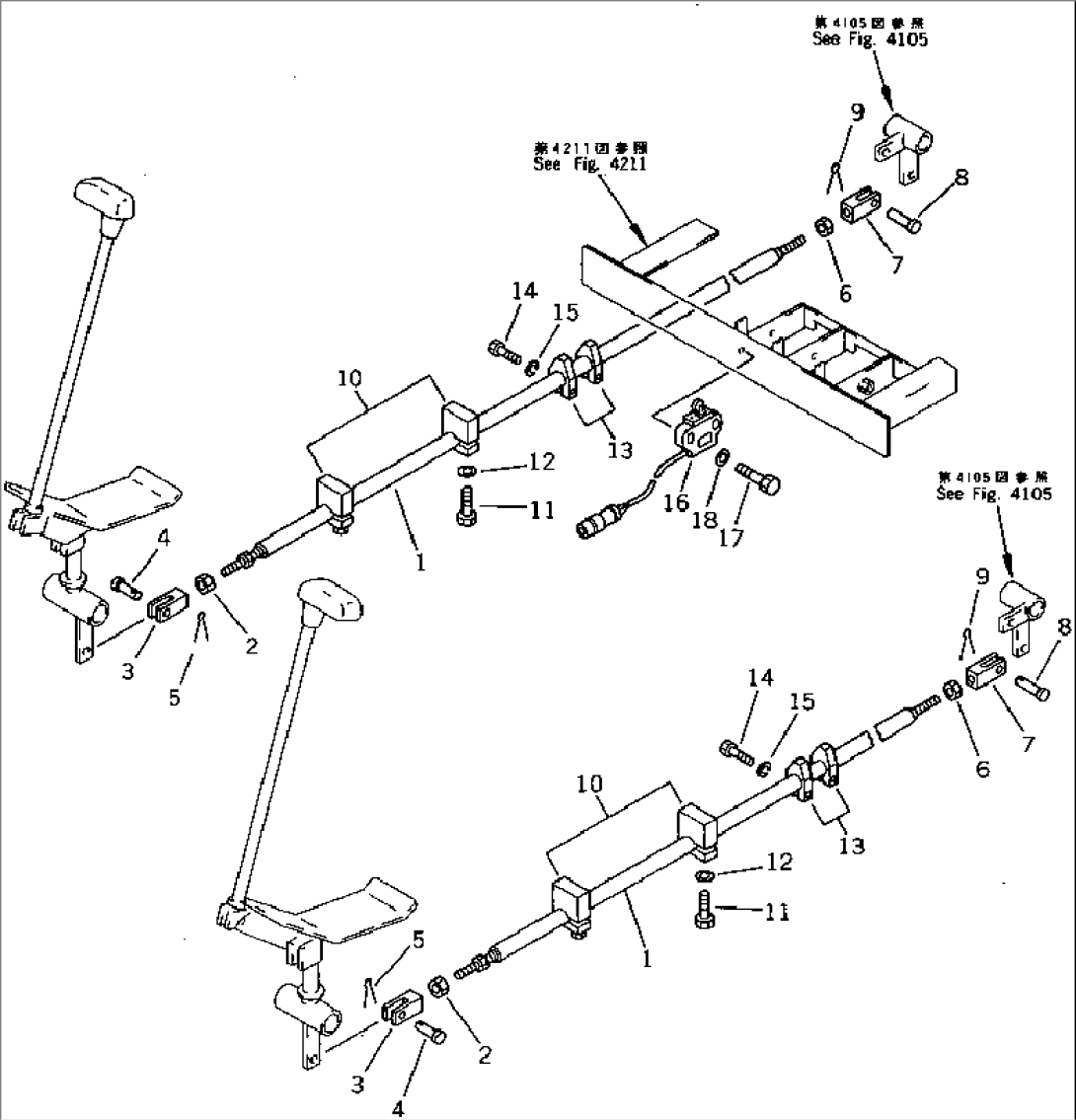 TRAVEL CONTROL LINKAGE (1/2)
