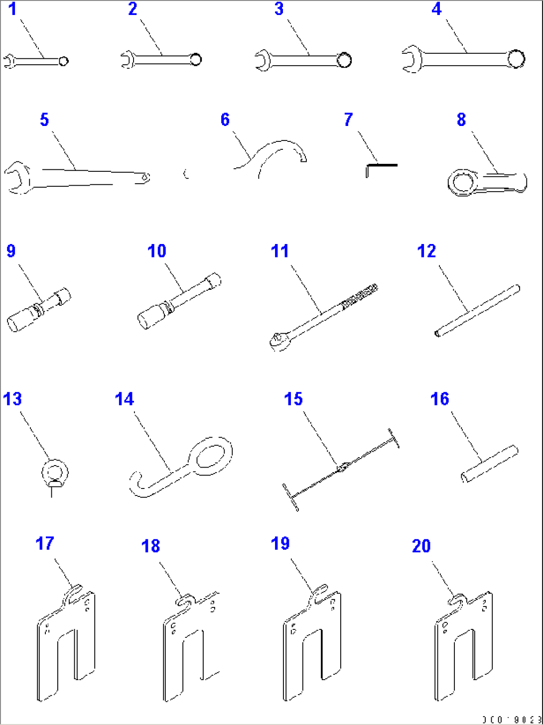 JAW CRUSHER (INNER PARTS) (TOOL ASS