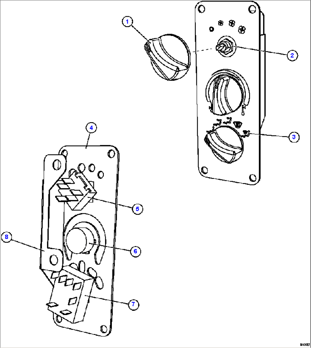 CONTROL PANEL SWITCH EL5676