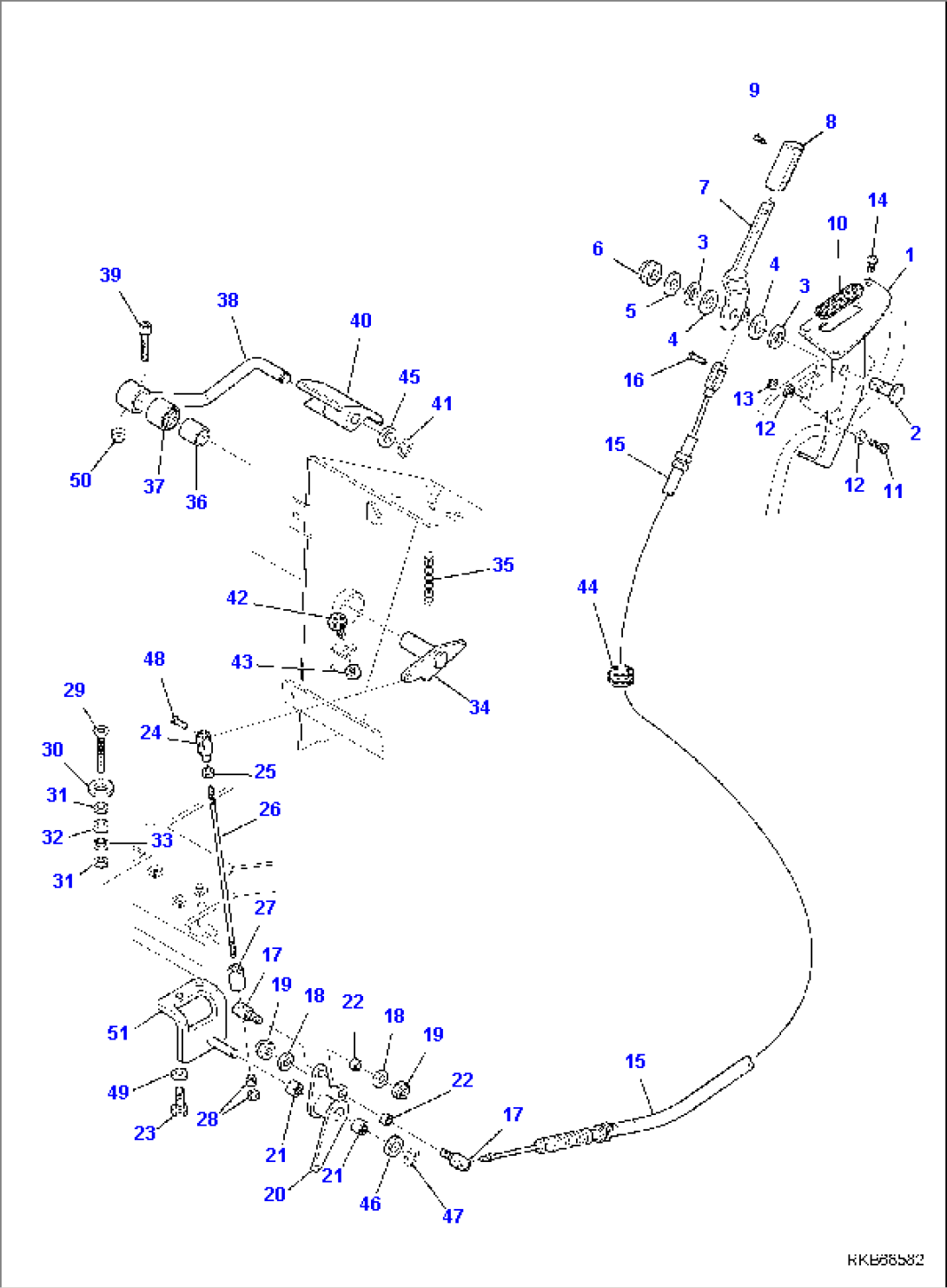 FUEL CONTROL LEVER (1/2)