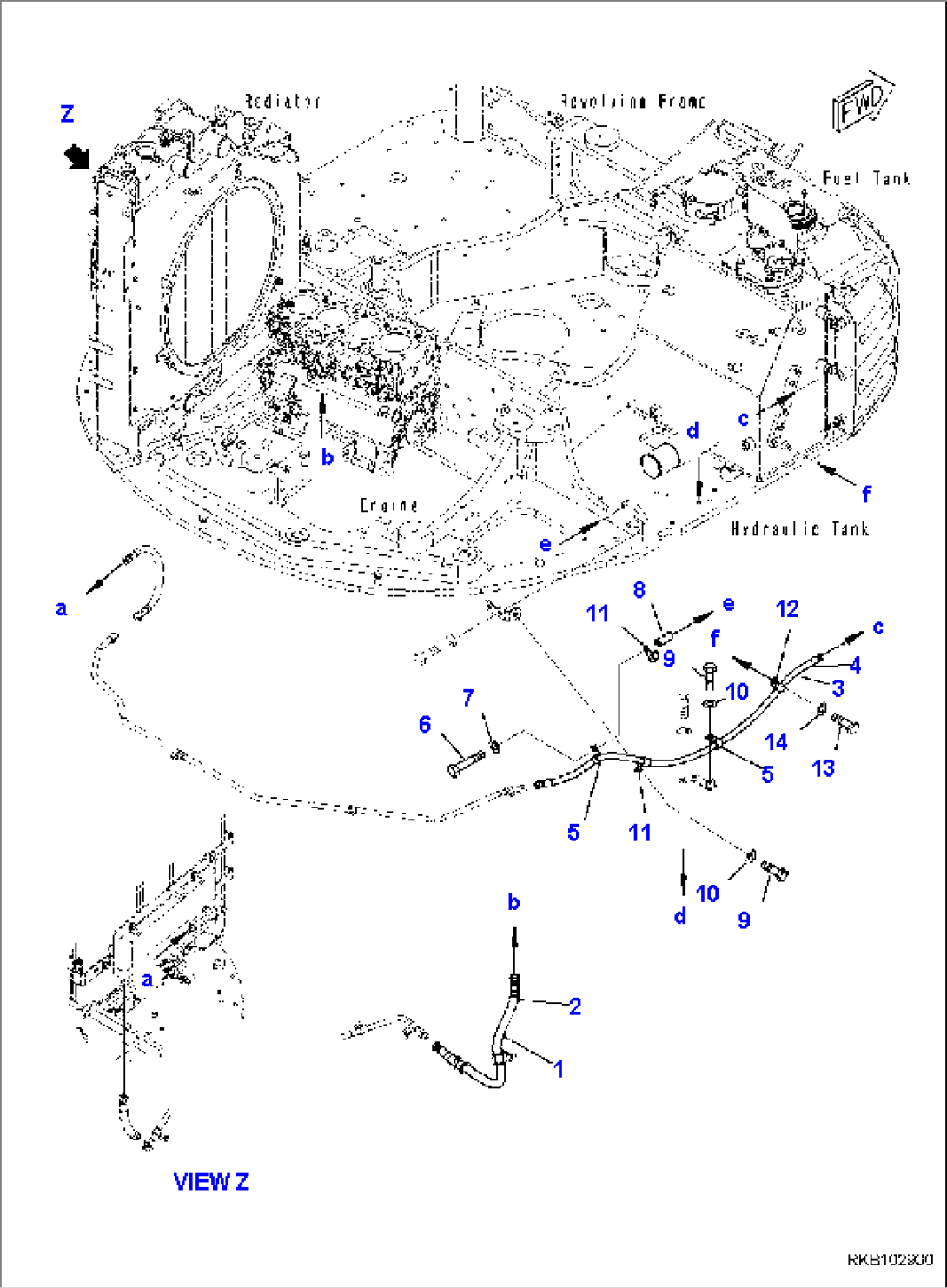 FUEL SUPPLY PIPING, REFUELING PUMP, RETURN PIPING