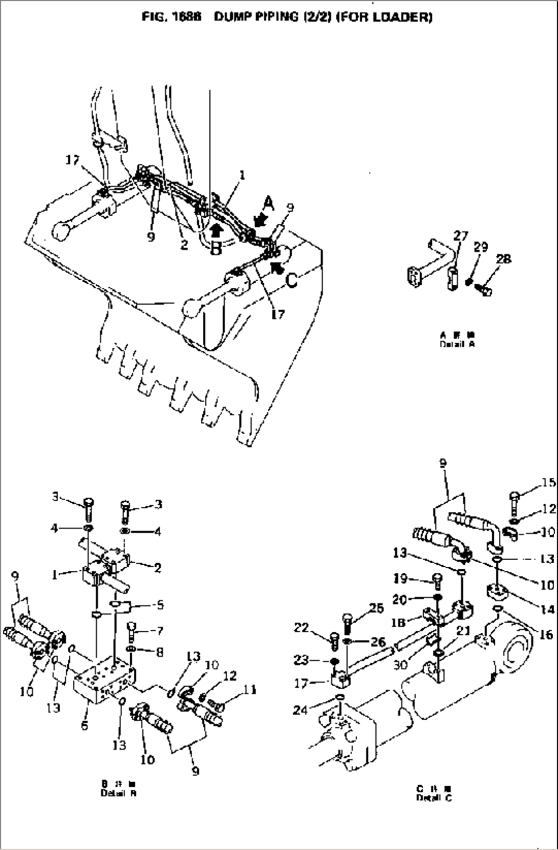 DUMP PIPING (2/2) (FOR LOADER)