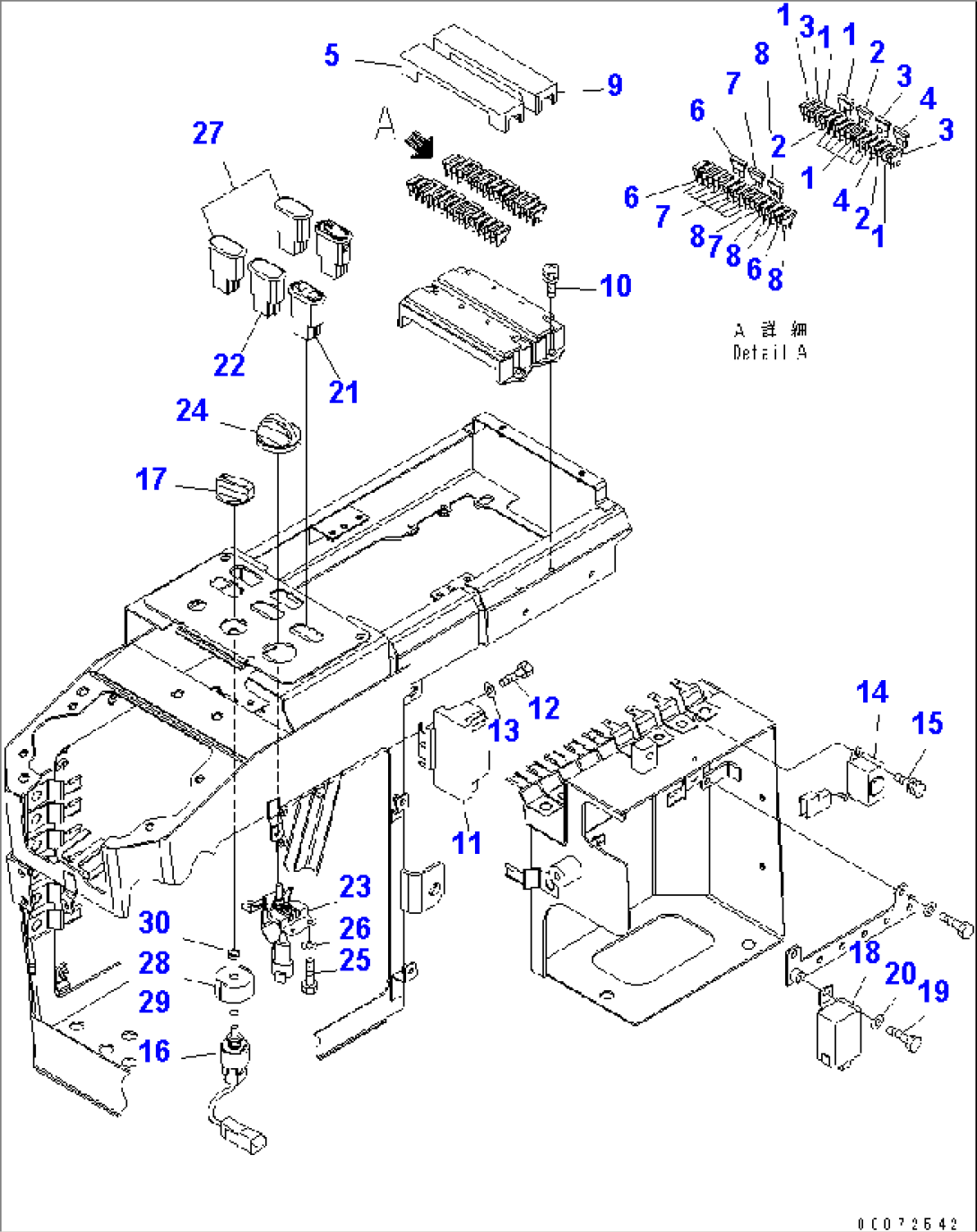 LOADER CONTROL (ELECTRICAL PARTS)(#70001-)