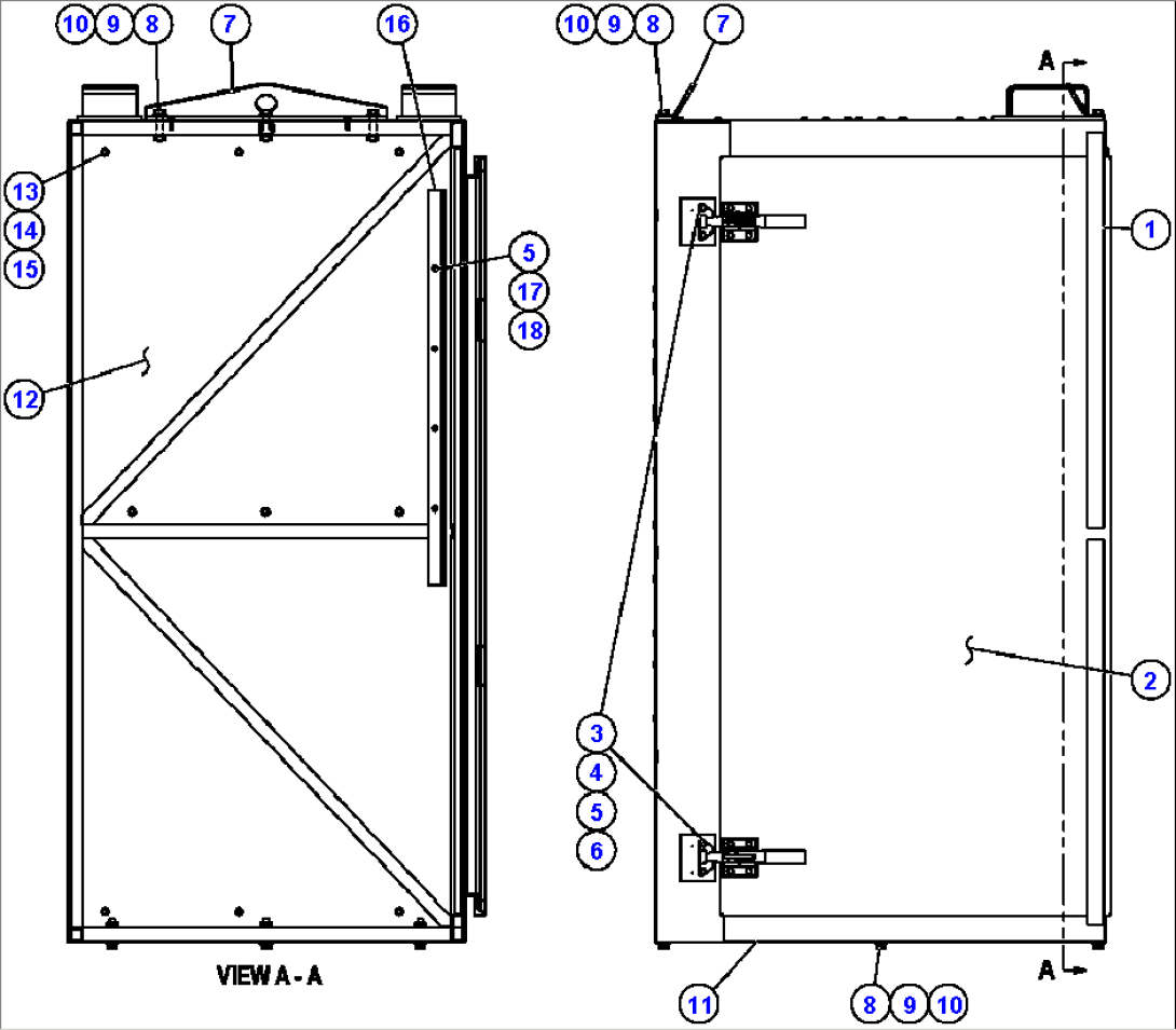 AUXILIARY CONTROL CABINET ASSEMBLY (EK2192)