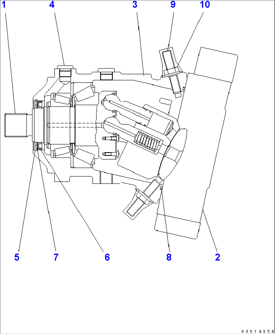 MOTOR (WITH ORIFICE) (1/7)(#65001-69293)
