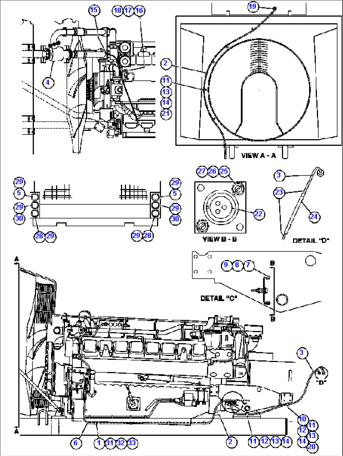 ENGINE WIRING (MTU)