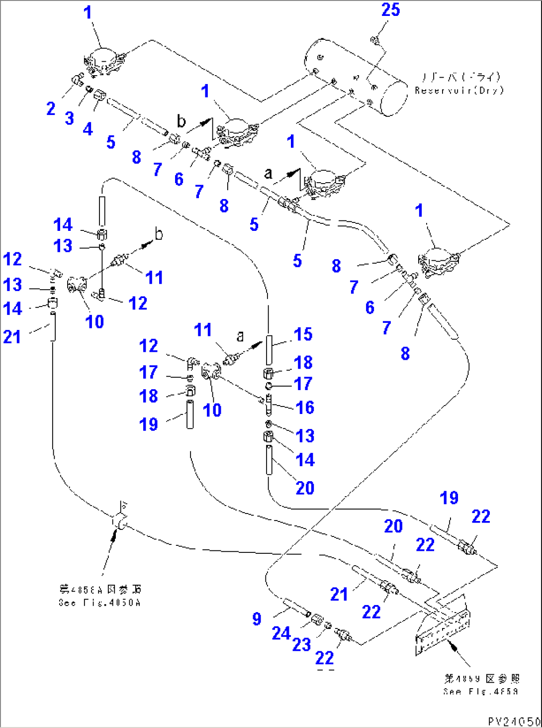 AIR PIPING (RELAY VALVE TO JOINT)(#5485-)