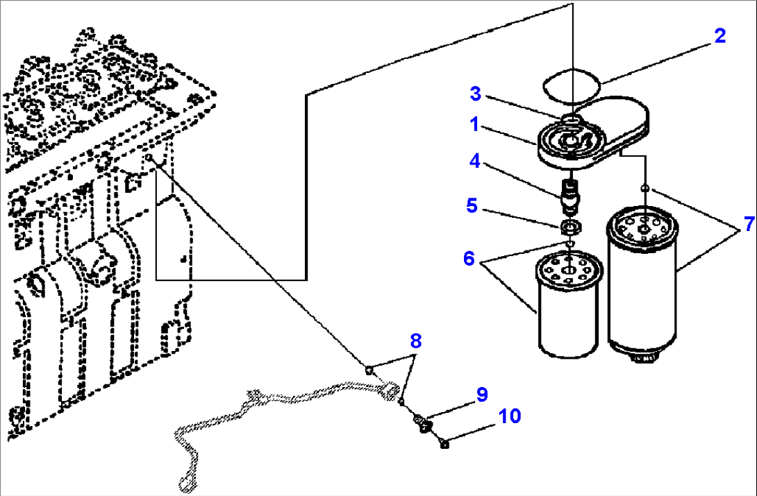 DUAL FUEL FILTER