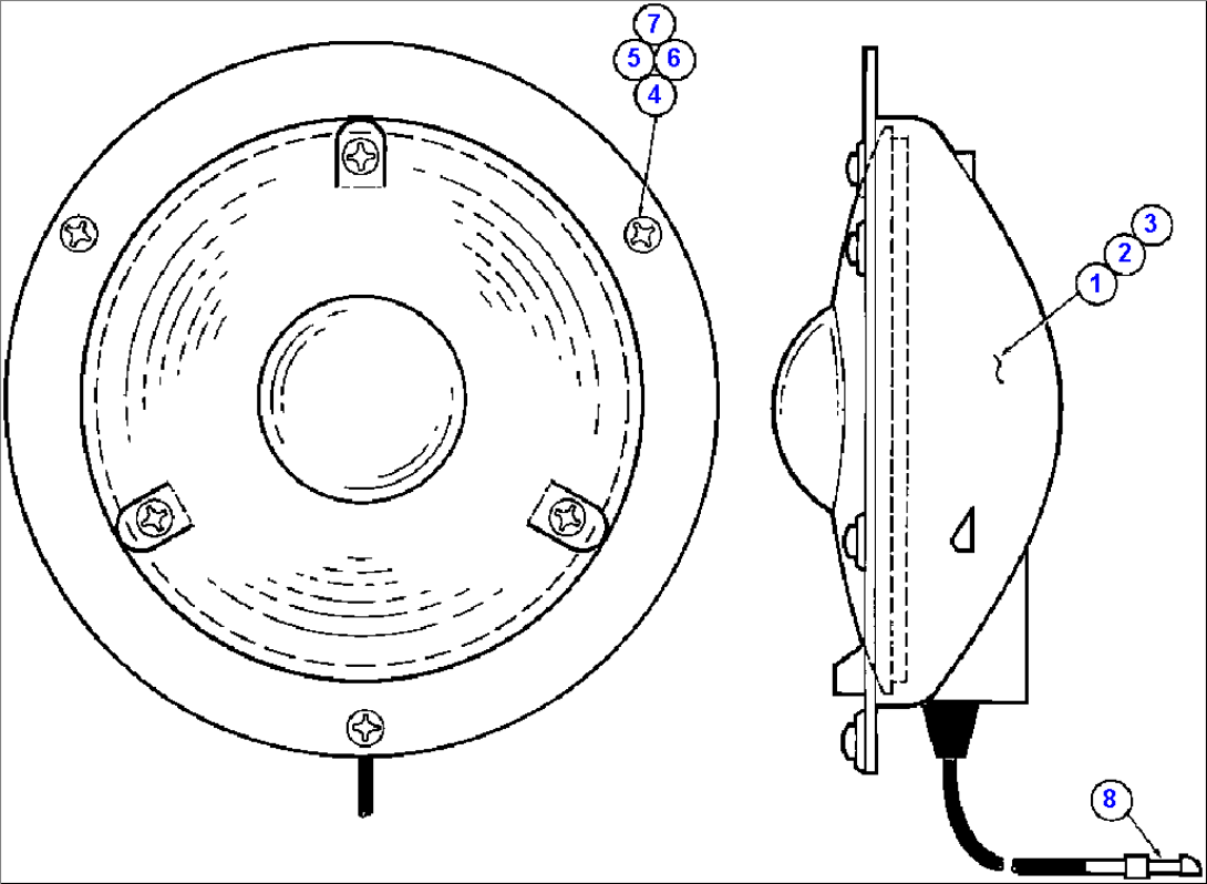 LADDER LIGHT ASSEMBLY (TZ2413)