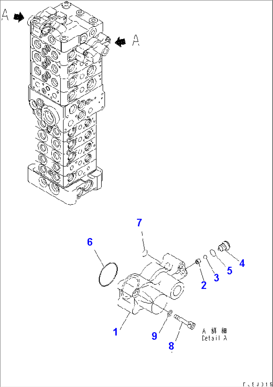 MAIN VALVE (9-VALVE) (24/25) (BLADE)