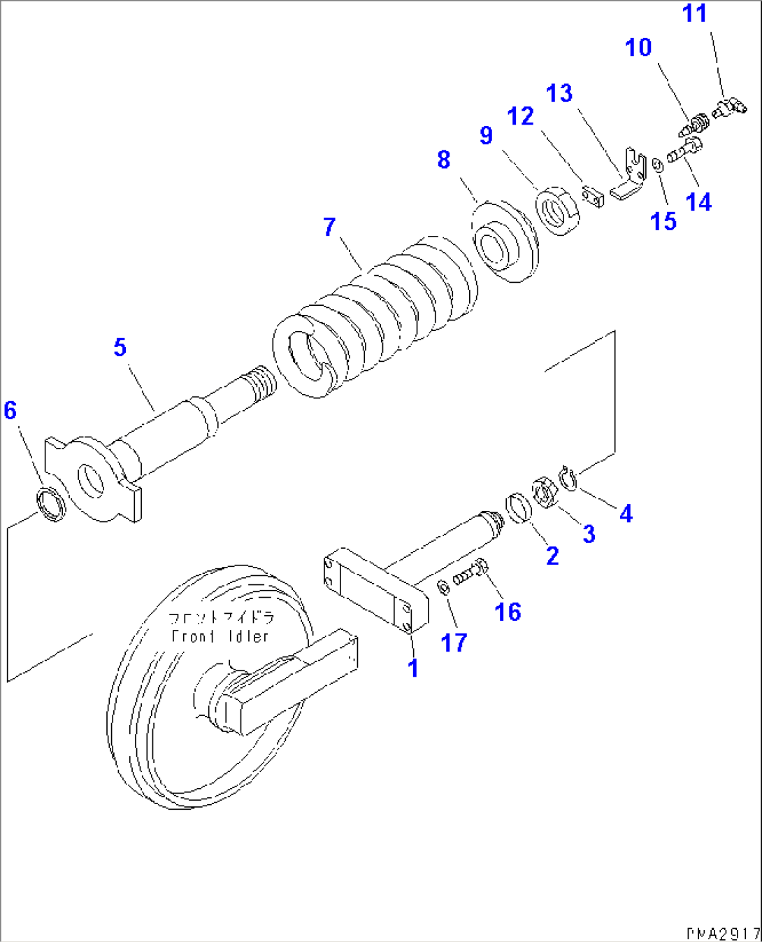 IDLER CUSHION (SALTY TERRAIN SPEC.)(#42814-)