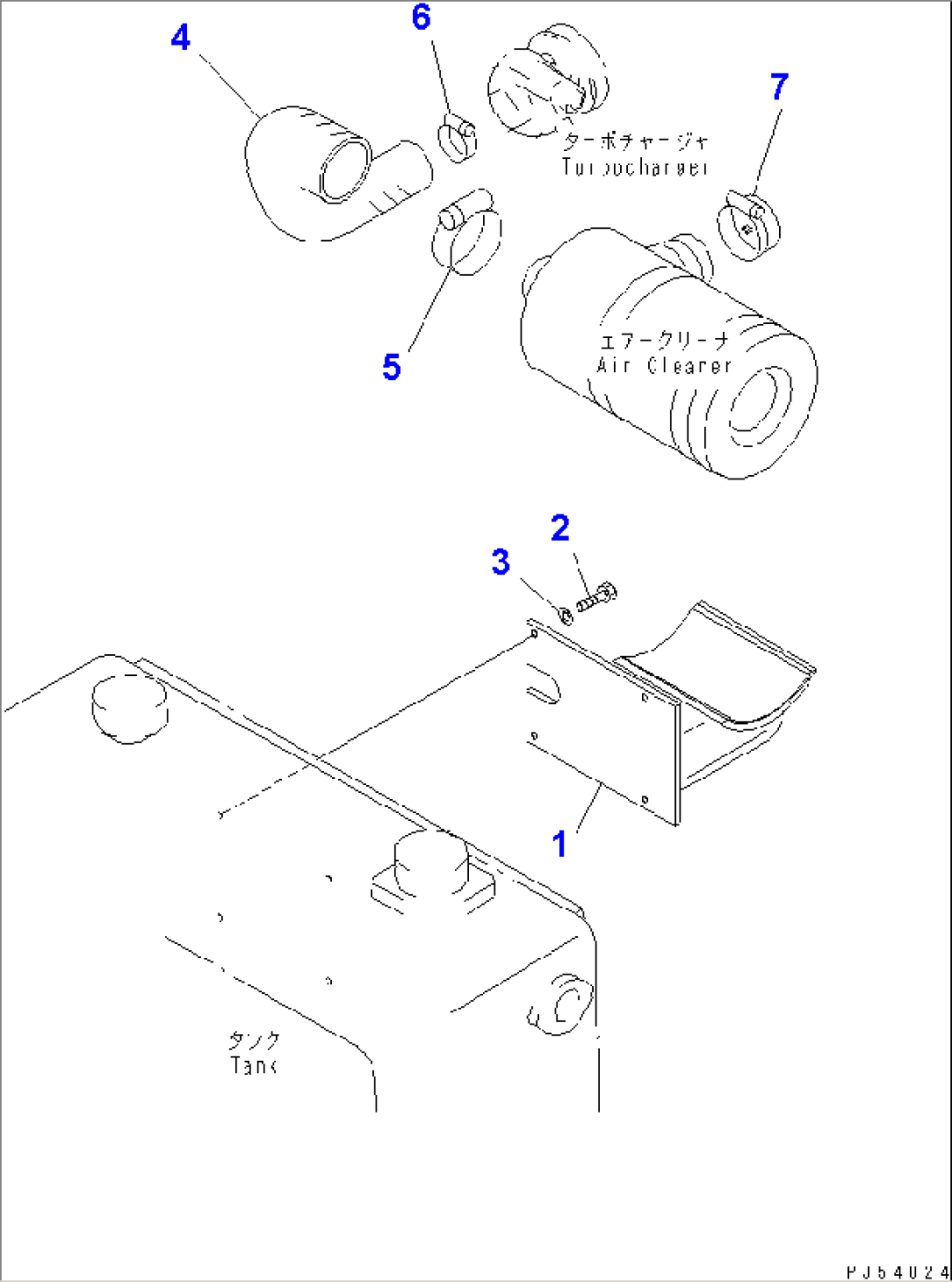 AIR CLEANER CONNECTION(#10022-)