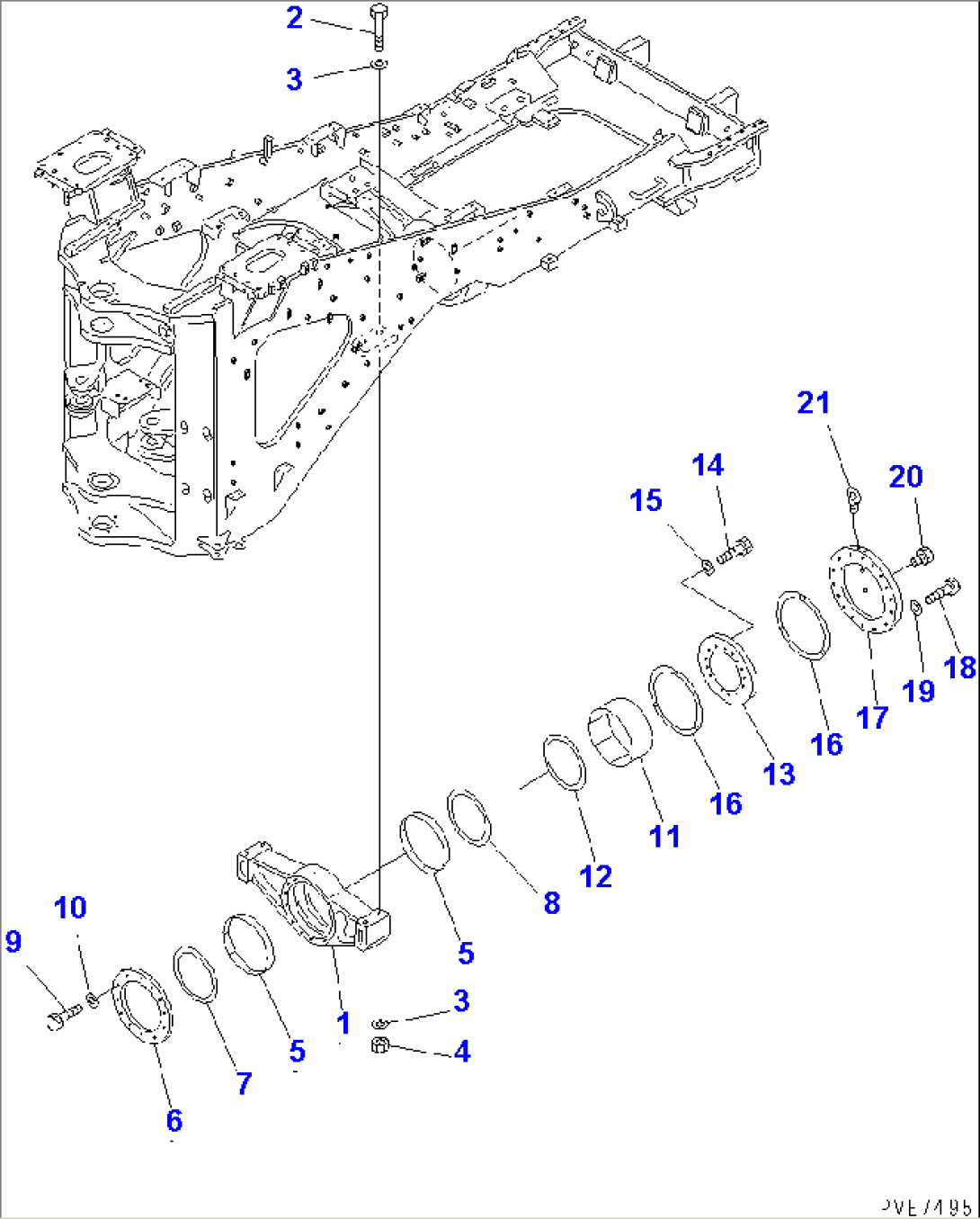 AXLE SUPPORT(#60001-60001)