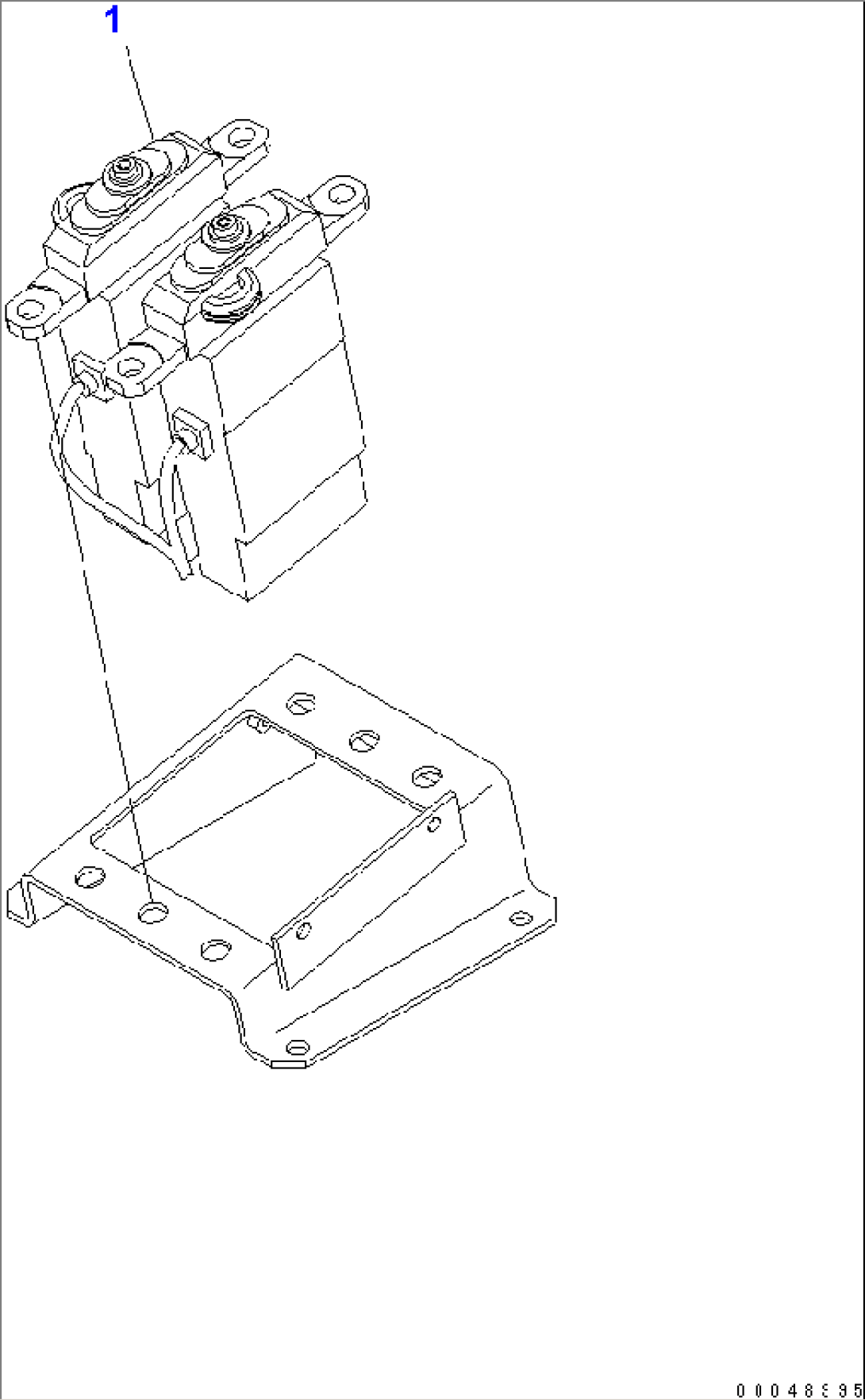 LOADER CONTROL (LEVER)(#55001-)