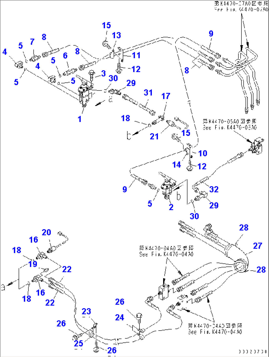 FLOOR SUB (BRAKE PIPING) (FLOOR LINE 1/2)