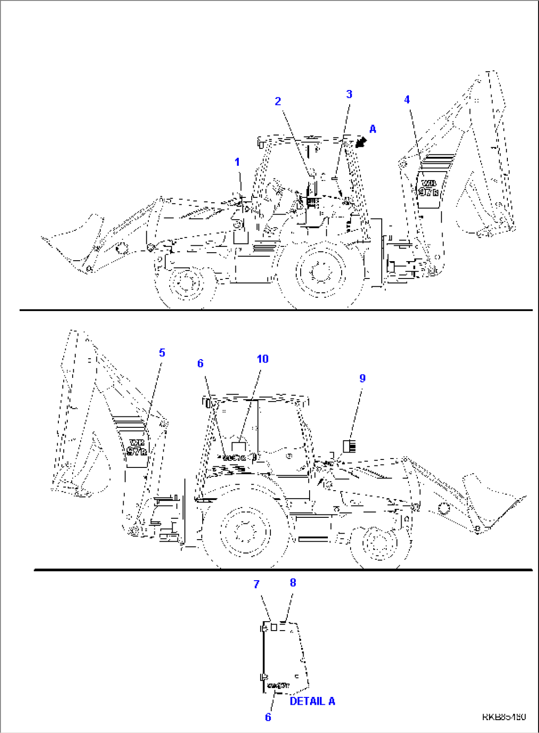 MARK PLATE (WITH SIDE DIGGING BOOM) (3/3)