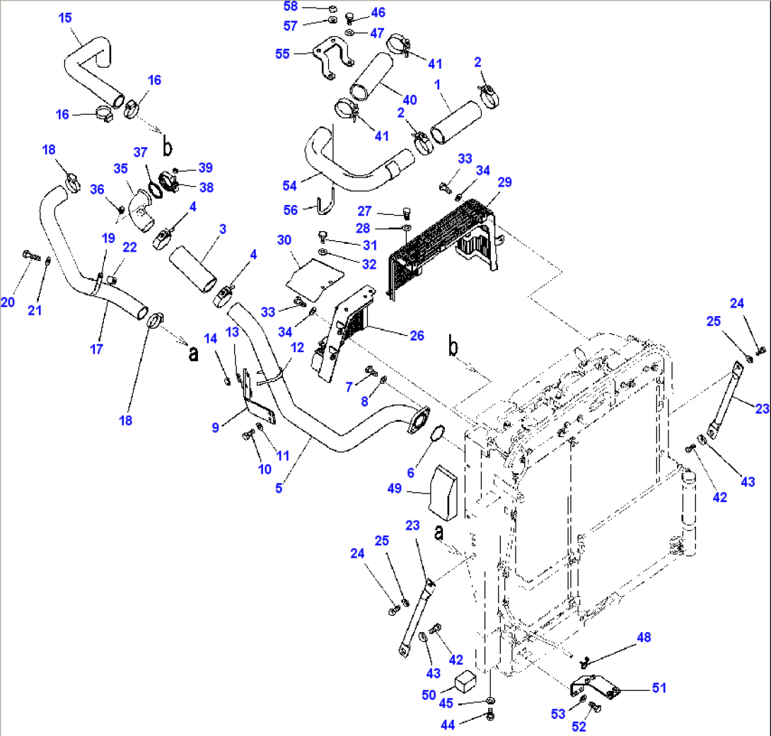 Cooling System, For Machine With Air Conditioner (5/5)(#20001-)